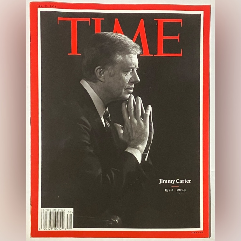JIMMY CARTER 1924-2024 -  Time Magazine - January 2025 - Memorial Issue *NEW*